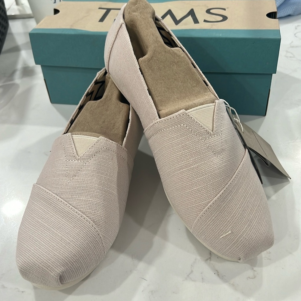 TOMS womens Alpargata Recycled Cotton Canvas, 9